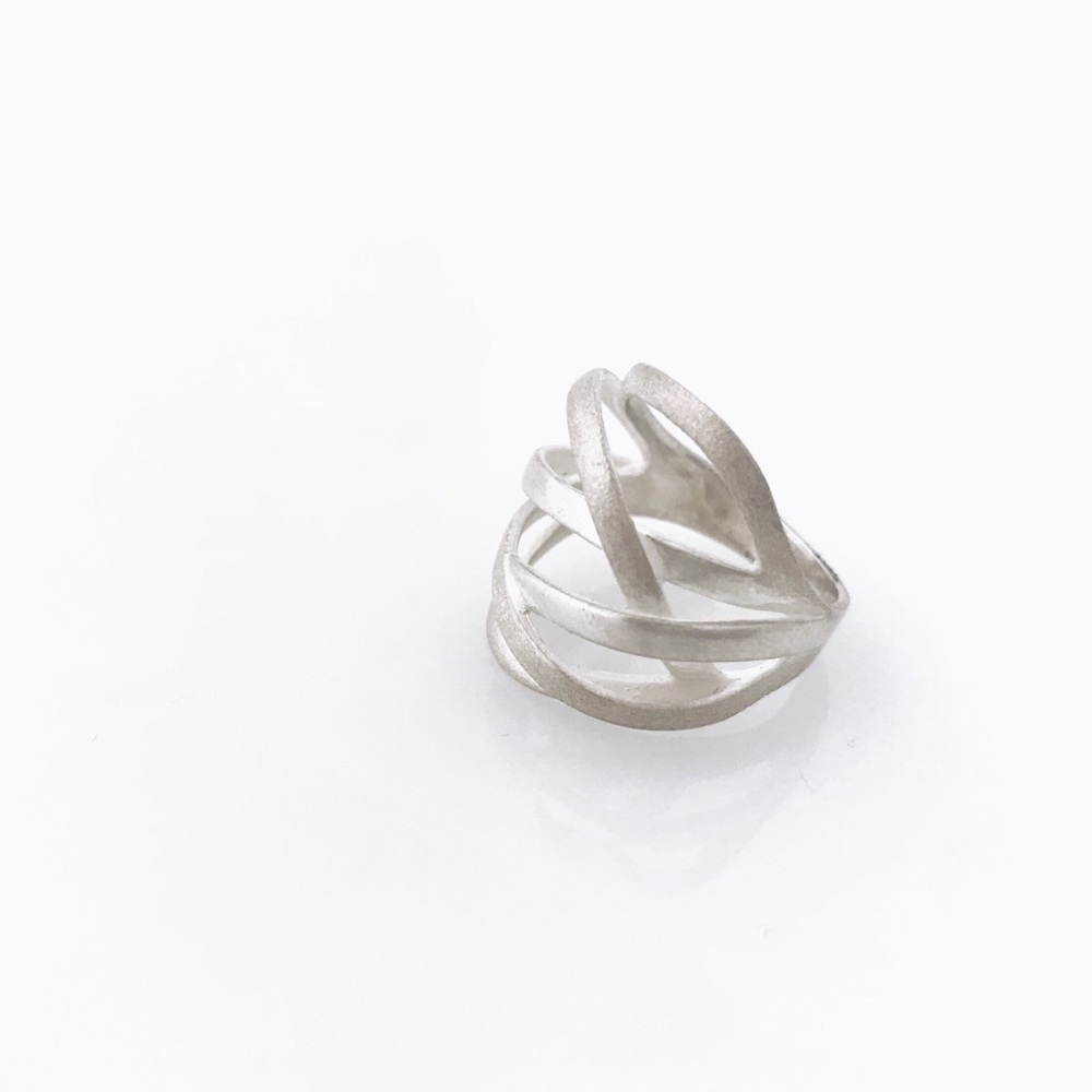 Sterling Silver Wrap Ring - Size 7